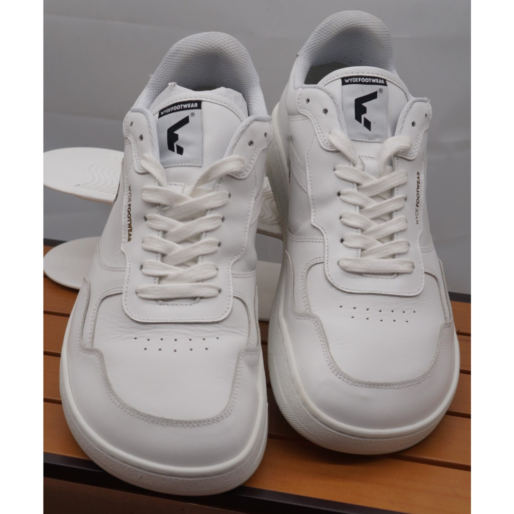 Wyde Footwear Nova White Sneakers Extra Wide Toe Box Size 45 US 11 - Picture 3 of 12